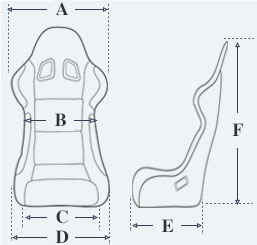 Adjustable Bride Lowmax carbon fiber racing seats