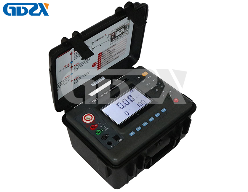 ZX2677 High Resolution 5000V/2000GΩ Digital High-Voltage Insulation Tester
