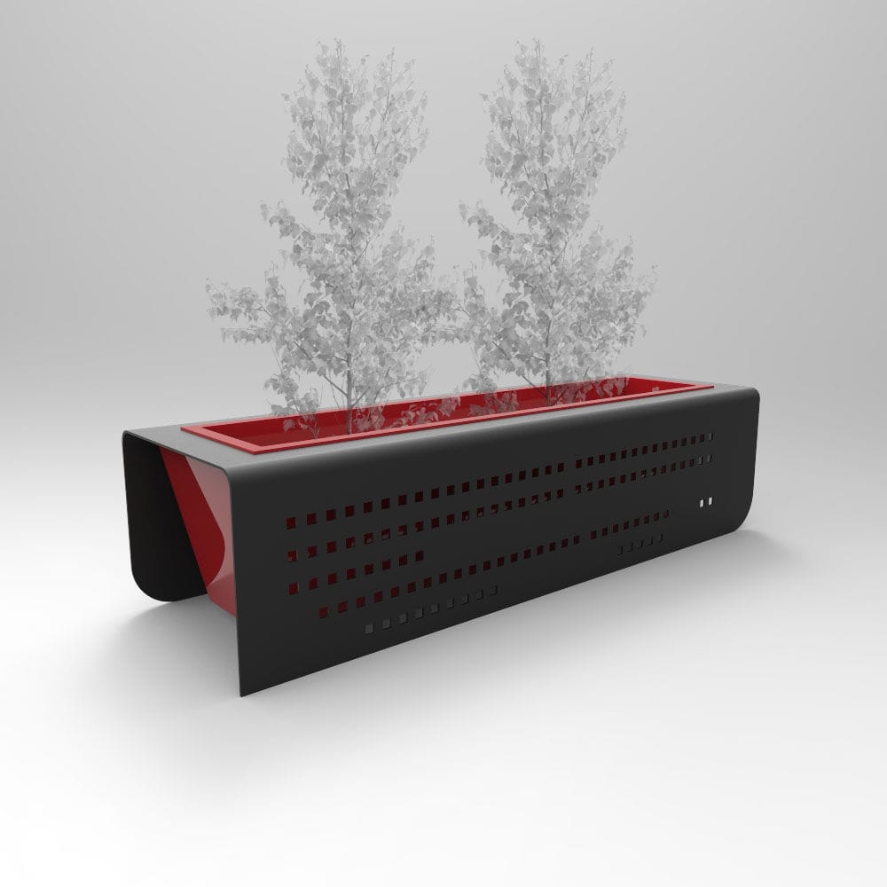 Waterproof L1490xW500xH400mm Garden Metal Flower Pots