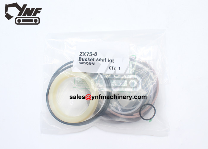 Hydraulic Bucket Cylinder Seal Kits YD00000078 For Hitachi ZAX75-8