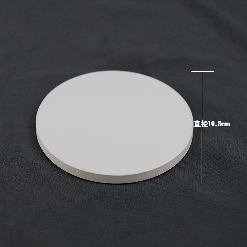 Blank Coated Round Shape Sublimation Ceramic Coaster For Sublimation Printing