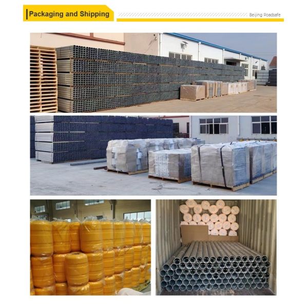 Highway Rolling Barrier System Safety Anti-Collision Guardrail Polyurethane Roller Bucket for Car Truck Crash Warning