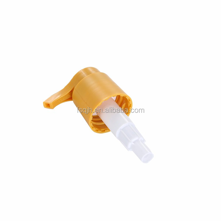 Yellow Plastic Lotion Pumps 4.0g For Body Wash Hand Cream Bottle