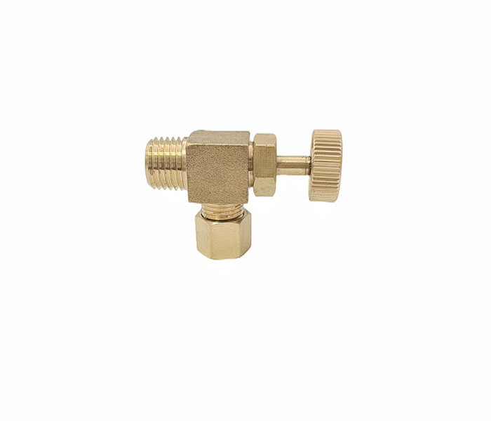 1/4NPT Lead Free Brass Needle Valve With Brass Handwheel
