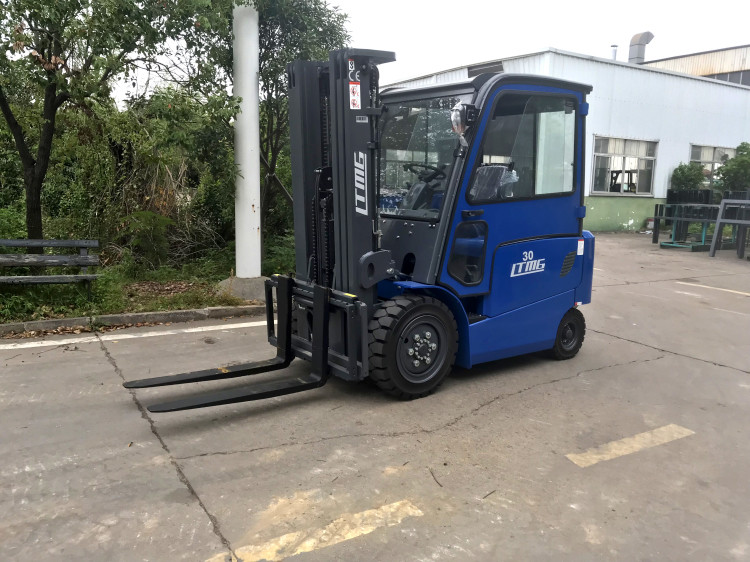 LTMG warehouse clean energy electric forklift 3ton 2.5ton 2ton solid tires side shift 4800mm mast