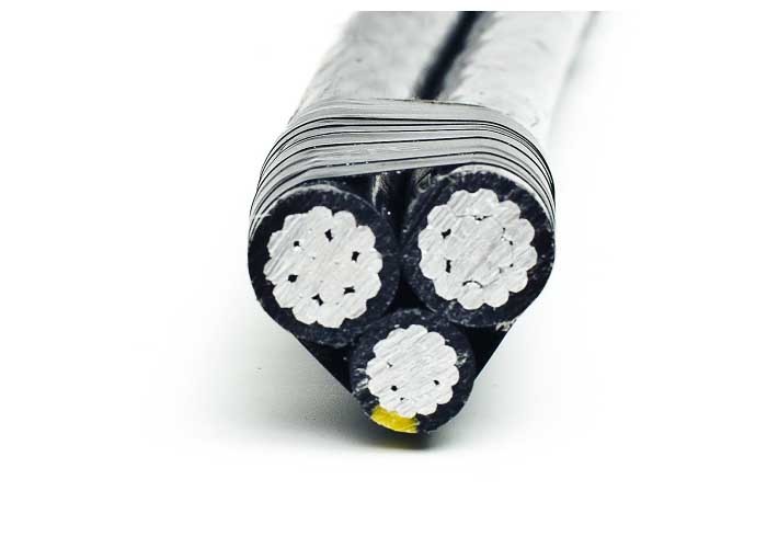 Al Conductor LDPE / HDPE / XLPE Insulated Cable 1kv Low Voltage Service Drop Cable