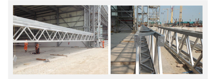 Temporary 380V 50HZ Airplane Hangar Doors With Wire Rope Hoist And Safety Sensor