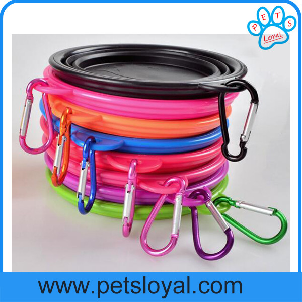 Manufacturer Cheap Silicone Pet Feeder Dog Bowl Collapsible Travel Pet Dog Bowl