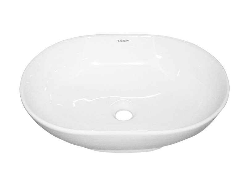 Modern Vanity Counter Top Basin 496x365x155mm Ceramic Glazed