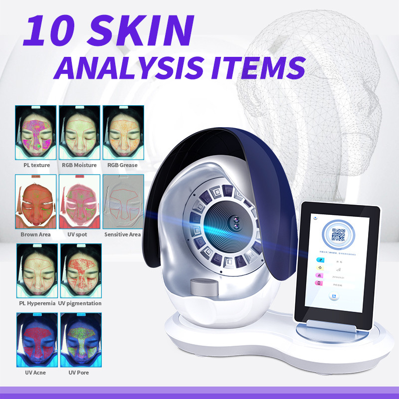 CE Approval 32G Magic Mirror Skin Analyzer 12 Million Pixels 15 Inch Screen