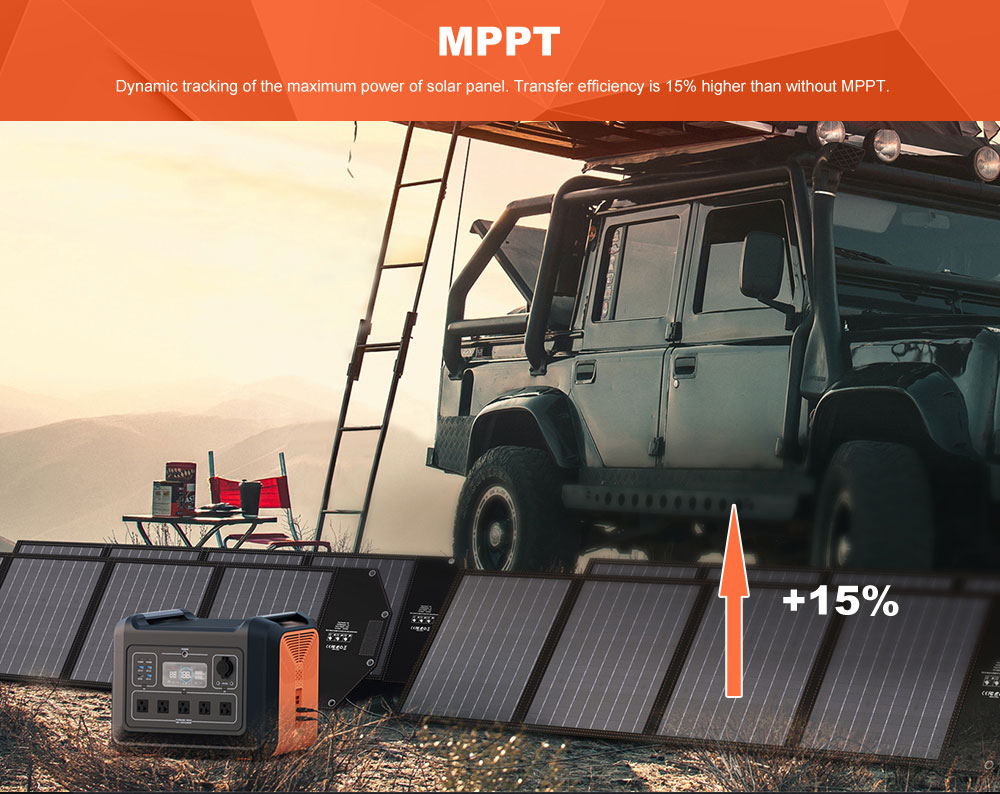 2400W Outdoor Camping Portable Solar Power Bank 48V 2232Wh