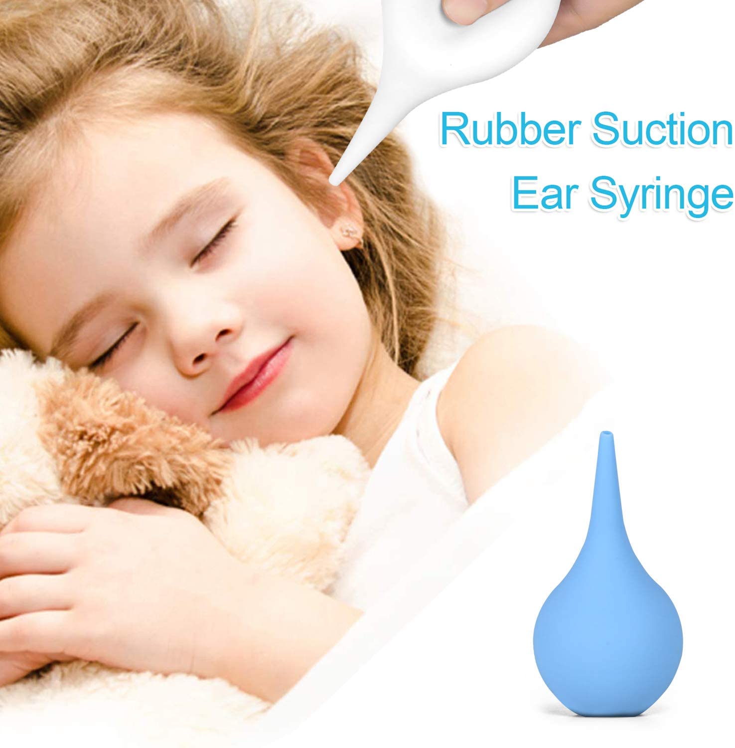 Durable Medical Rubber Bulb Syringe Light Weight Strong Suction