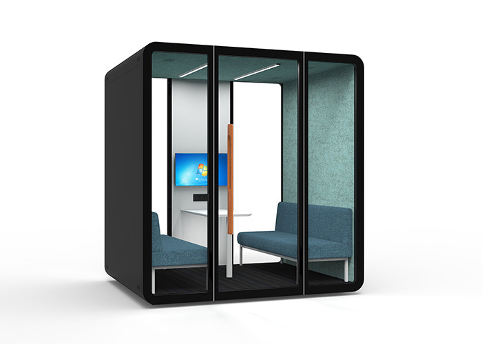 Quality sound insulation booth with PET acoustic felt be silent comfortable space