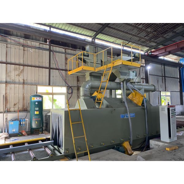 Motorized Roller Shot Blasting Machine for Channel Steel Core Component