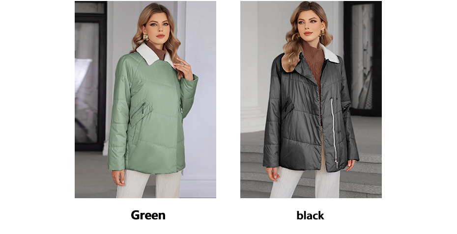Padded coat, Woman Sping Autumn Coat For Mid Aged Women, big size, for europe winter, short coat, double pockets,