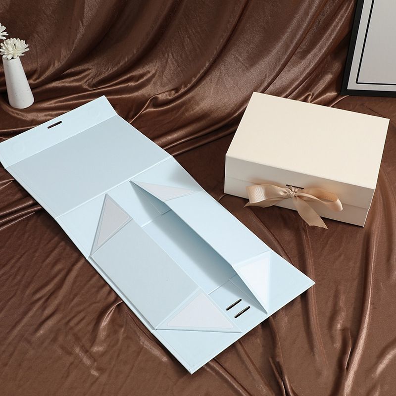 Custom Cardboard Book-Shaped Printing Paper Folding Packaging Gift Box with Magnetic Closure