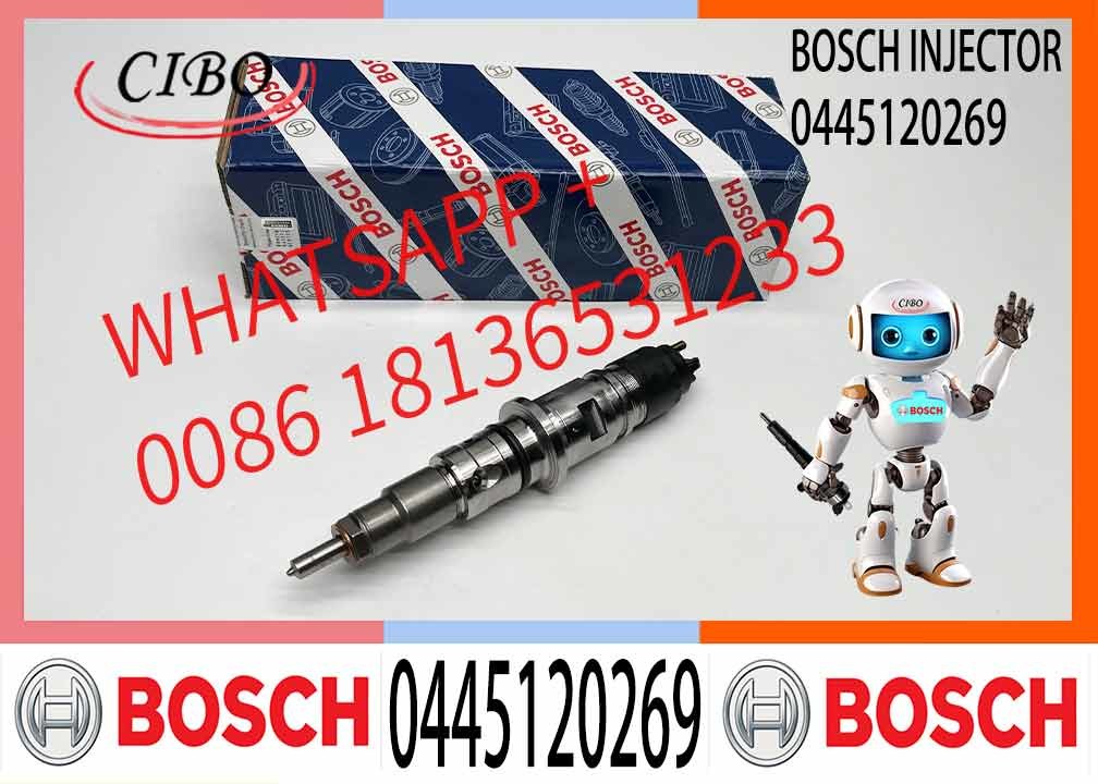High Quality Diesel Fuel Injector Common Rail Injector Assembly 0445120269