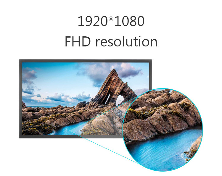 Interactive Digital Signage Advertising Player Split Screen Playback Of Pictures And Videos