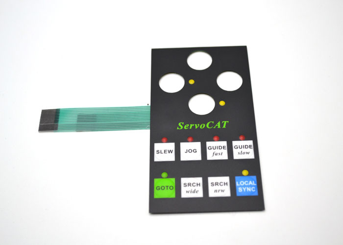 Flexible Multi Keys LED Membrane Switch With Glossy And Tactile Surface