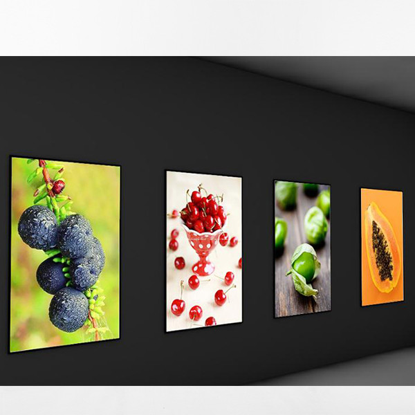 Ultra Slim Acrylic Led Light Box , Single Sided Color Changing Cinema Lightbox