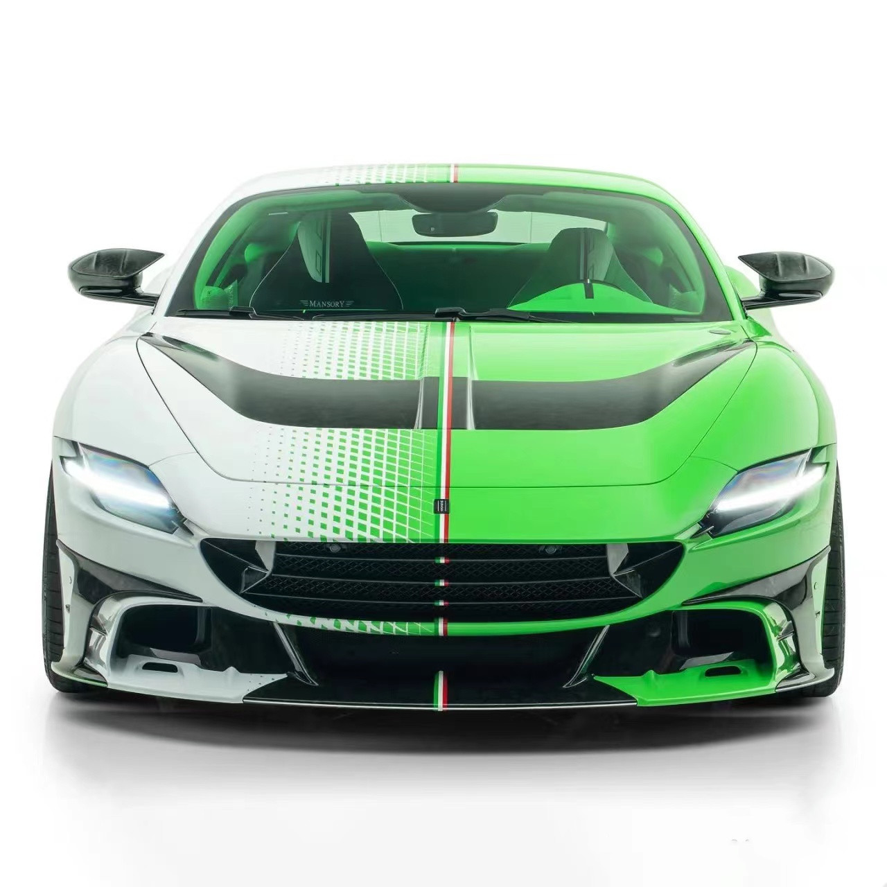 For Ferrari Roma Carbon Fiber Body Kit Roma Upgrades MSY Style Front and Rear Bumper Spoiler Hood Body Kit