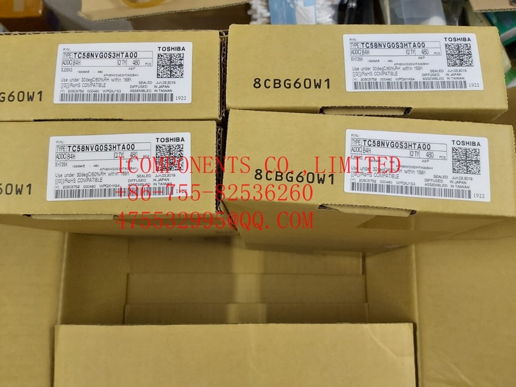 TC58BVG0S3HBAI4 KIOXIA NAND Flash Parallel 3.3V 1G-bit 128M x 8 63-Pin FBGA