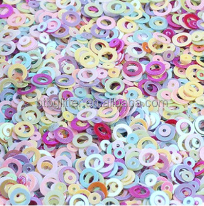 1 Color Printing Sequin Flowers Shaped Glitter Mixed Color with Butterfly Clover Fish Dog Pow Playboy Glitter Shapes Sequins