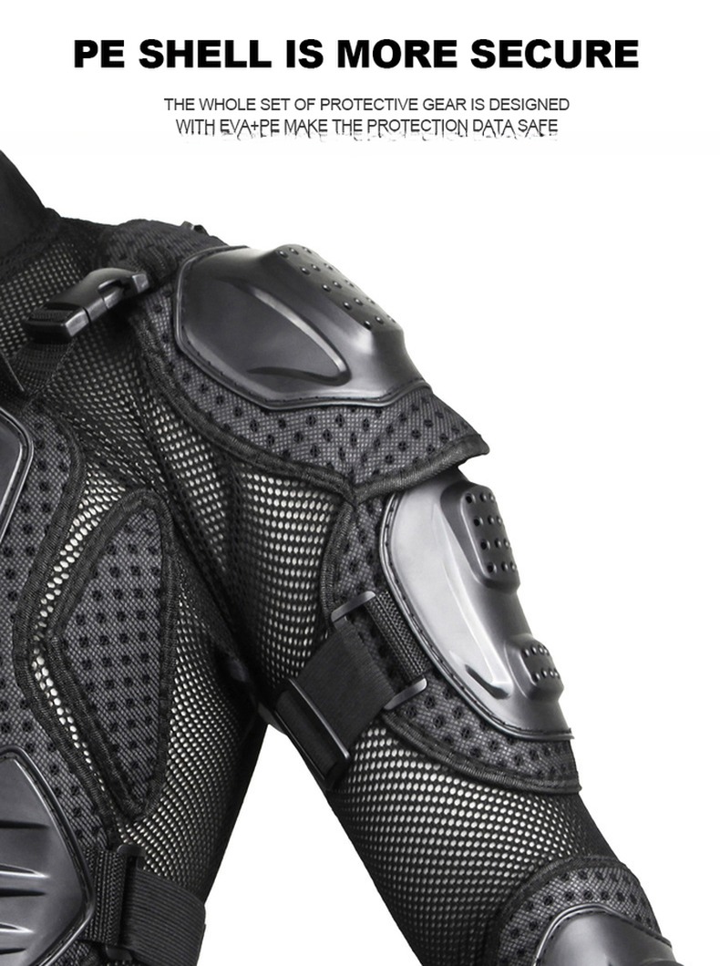 0.59 kg Lightweight Motorbike Riding Body Protective Jacket and Pant for S-4XL Sizes