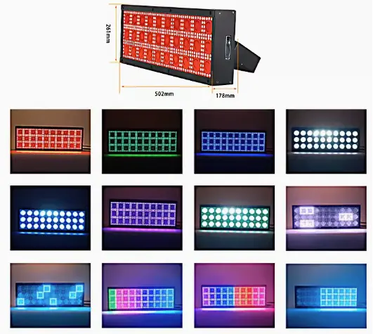 Outdoor 12 300W 80 RGBW High Brightness Barra De Luz Led Disco Laser Stage Strobe Light