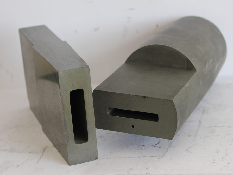 High Density Custom Graphite Mould For Gold 0.1% Ash Bending Strength Melting