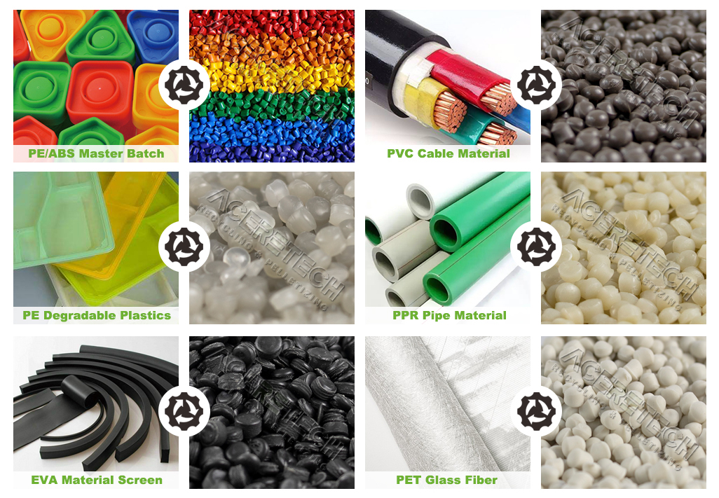 SHJ-35 Twin Screw Plastic Extruder For Plastic Recycling With Customizable Pelletizing Method