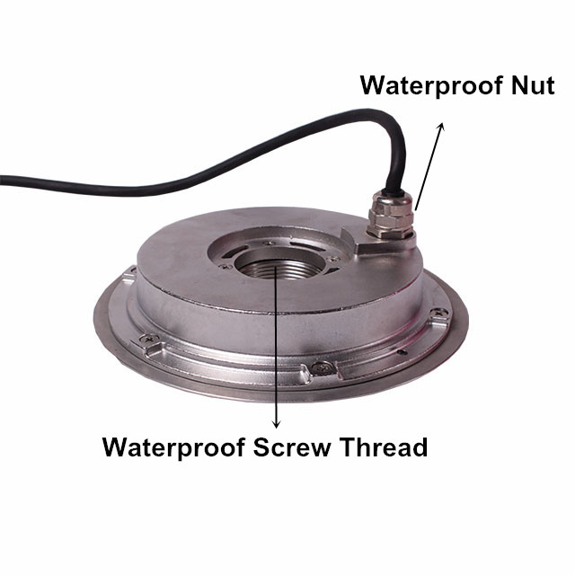 Stainless Steel LED Fountain Pool Light , IP68 Ring DMX LED Underwater Light