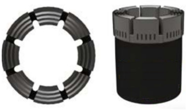 P / WL W Profile Impregnated Diamond Core Bit , High Efficieney Core Hole Drill Bits
