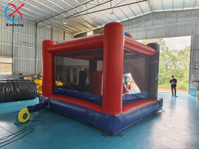 Commercial Grade Spiderman Theme Inflatable Bouncy House Castle Jumping House