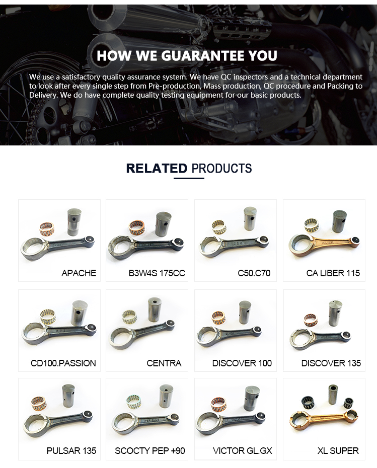CBZ Motorcycle Spare Adjustable Connecting Rod Kit OEM Service Acceptable