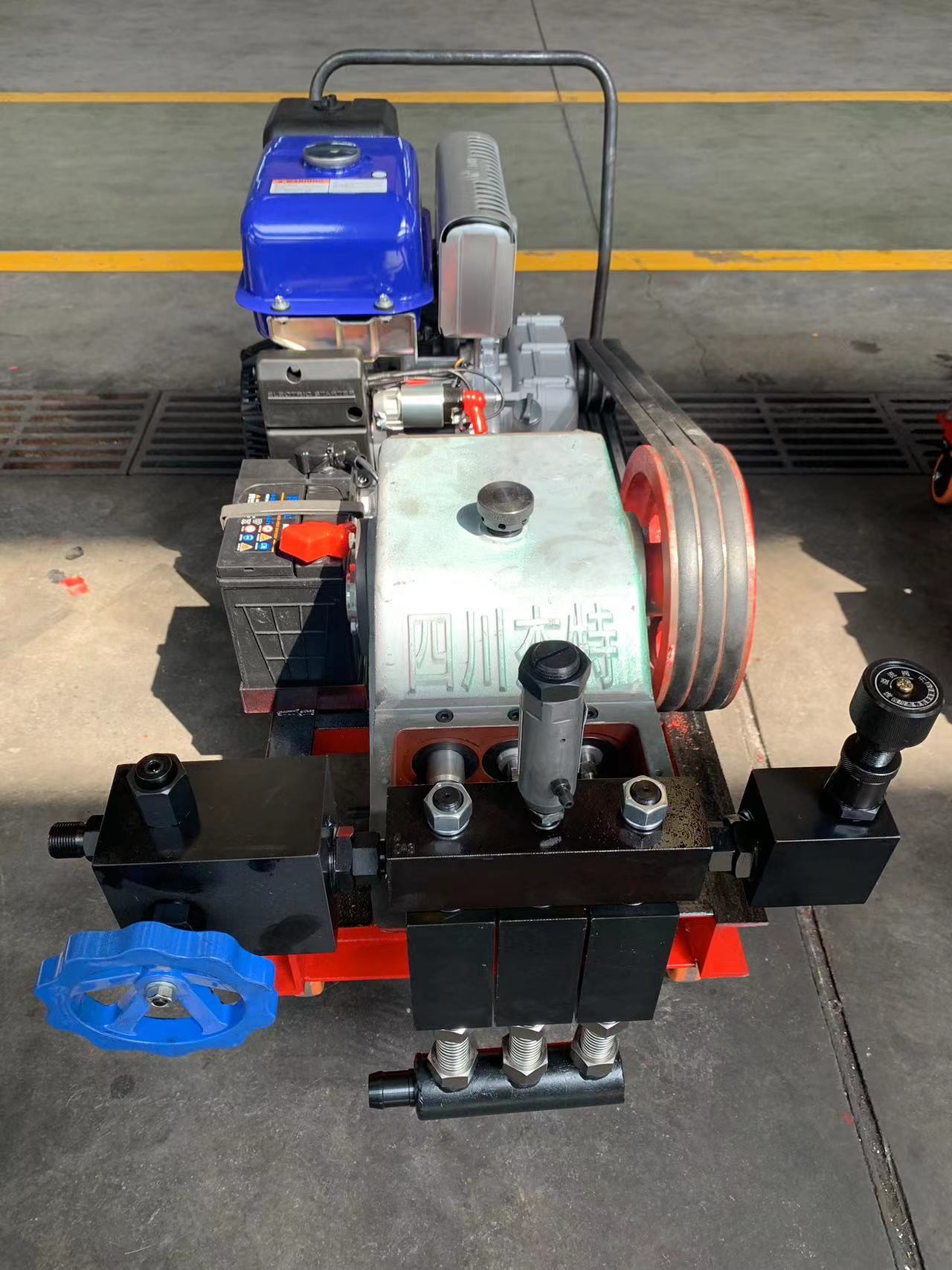 High Pressure 800bar Motorized Hydro Testing Pump For Boiler Pressure Testing