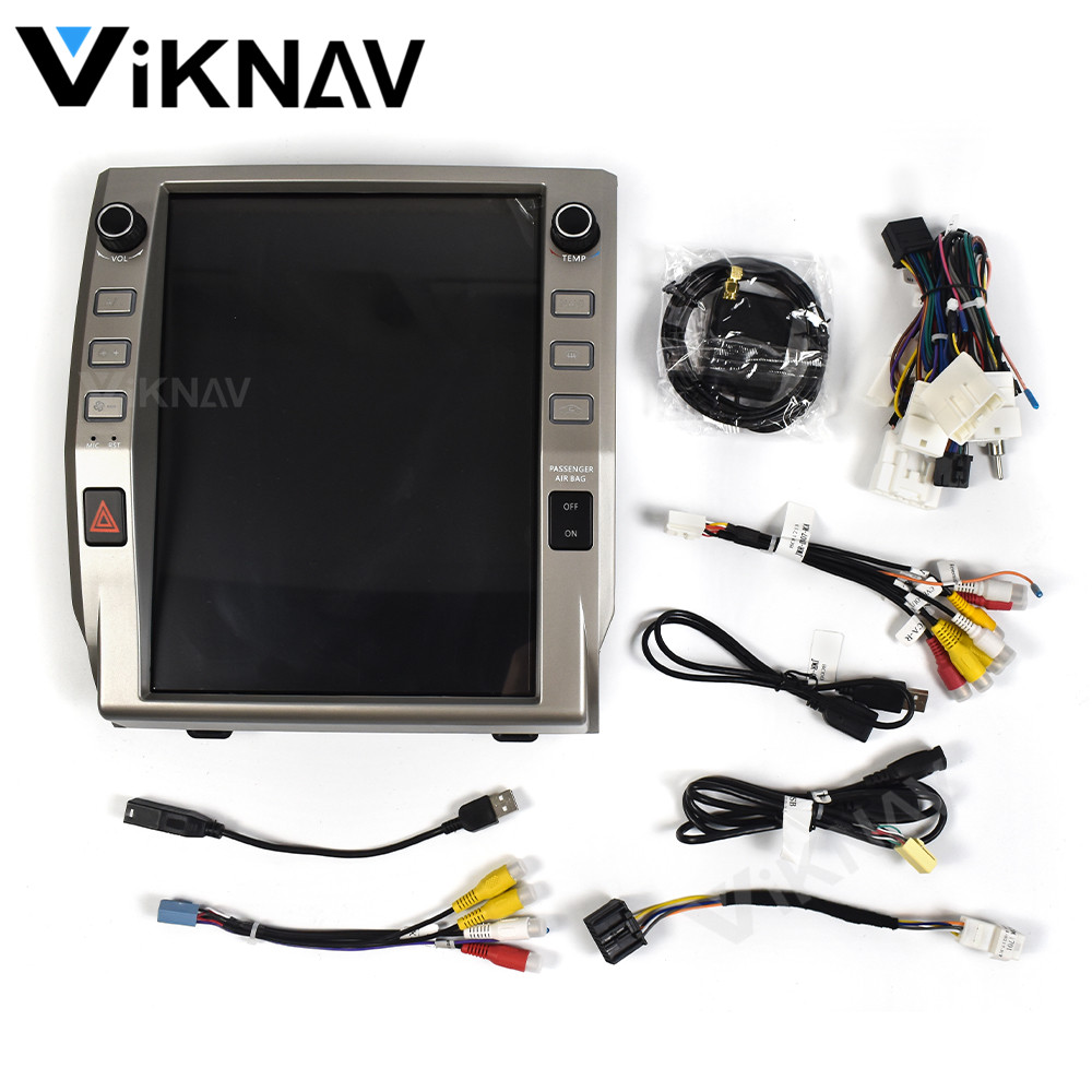 12.1Inch Touch Screen Stereo For 2014--2019 NissanTundra GPS Navigation Multimedia Player Wireless Carplay BT 4G