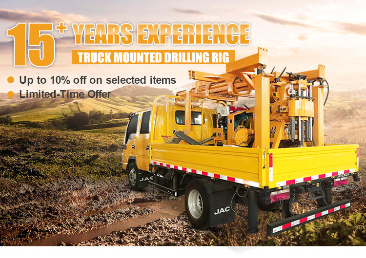 Commercial 200m Deep Water Well Drilling Truck Water Well Service Rig Vehicle Mounted