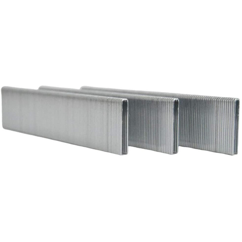 U Type 18 Gauge Staples 5.7 mm Crown Narrow 90 Series 22mm Air Gun Staples Galvanized