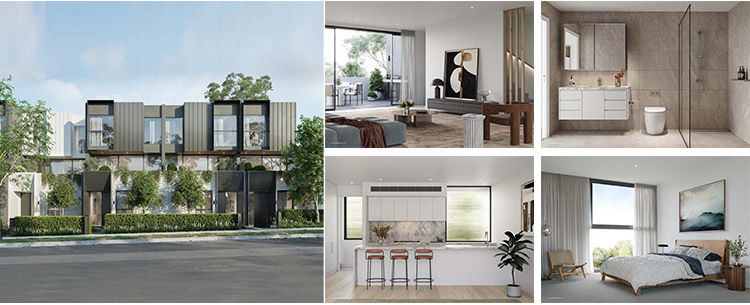 Au / Nzs / USA Standard Prefabricated Building Modular Homes Prefab House Light Steel Structure