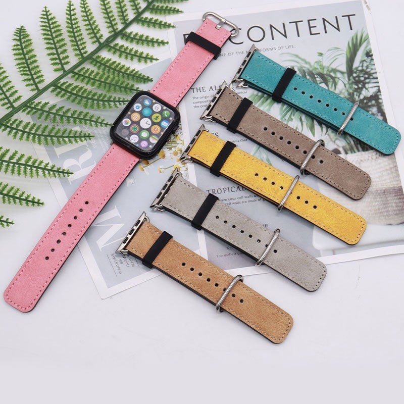 Diy Custom Printing PU Leather Blank Sublimation Watch Band For Apple Smart Watch