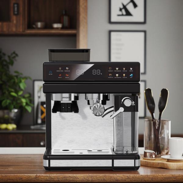 Professional Electric Espresso Coffee Machine Powerful 15/20bar Pressure Pump