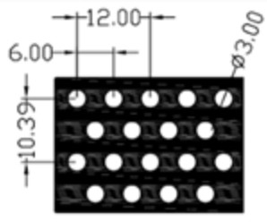 Hole Pattern Perforated Metal Pipe Filter AISI304/304L Semi Finished Industrial