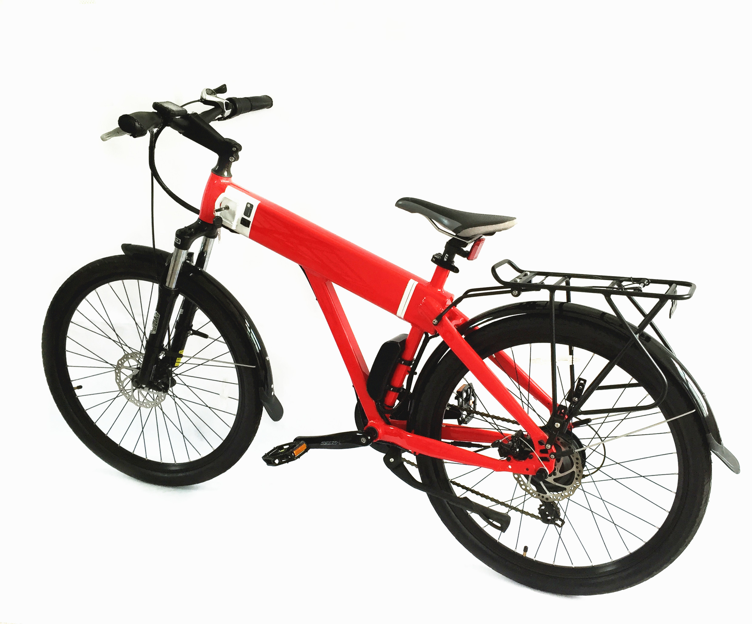 250W Fast Electric City Bike KMC 7 Speed Chain With Sport Seat VELO
