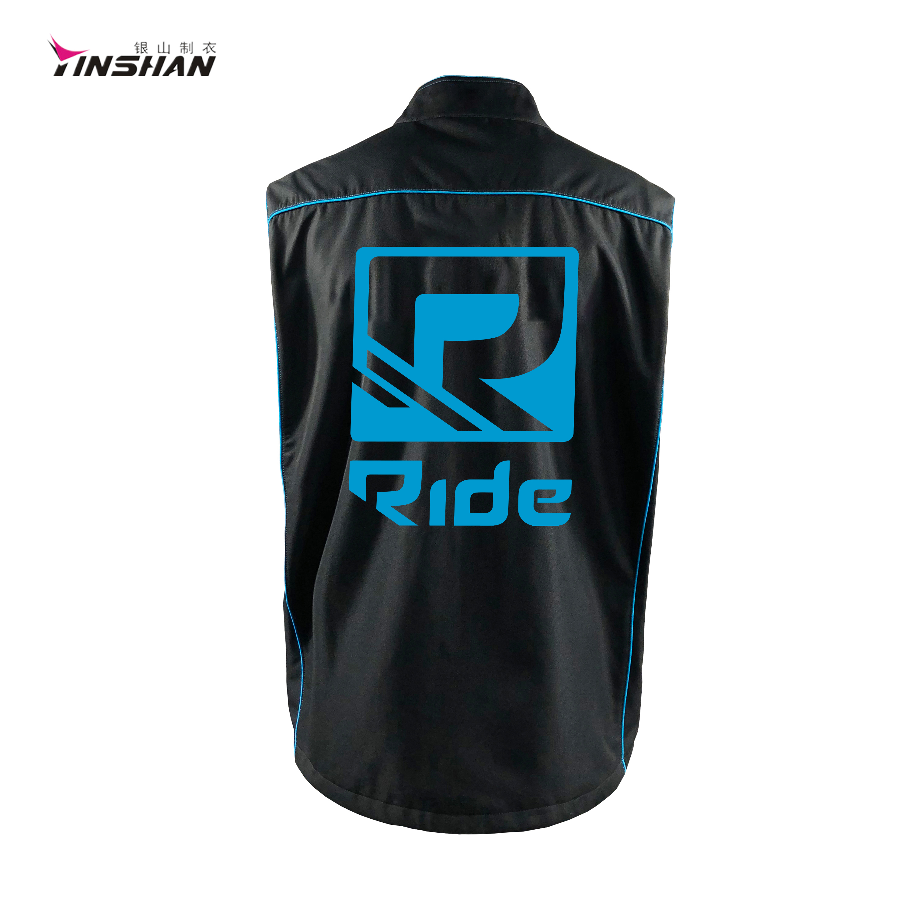 Own Design Softshell Elastane Team Vest for Racing and Motorcycling For Racing Events