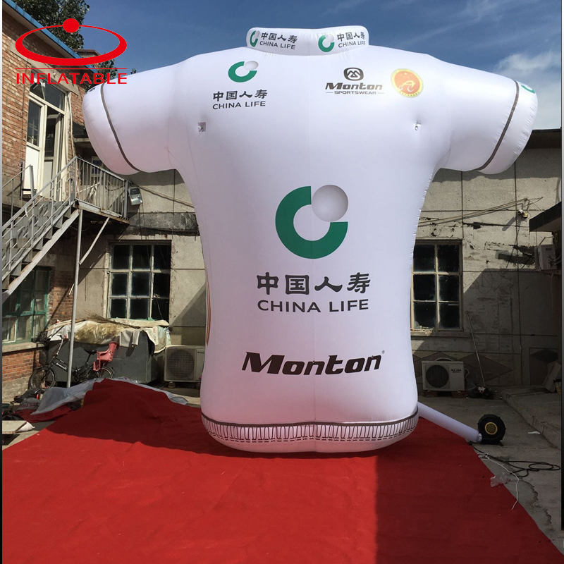 custom size color inflatable T-shirt for advertising Hot sale inflatable jerseys