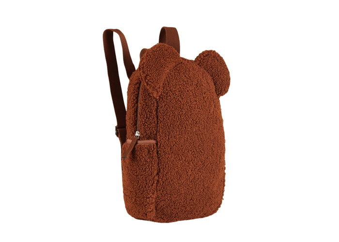 Unisex Lightweight Teddy Plush Children Toddler Backpack With Adjustable Straps