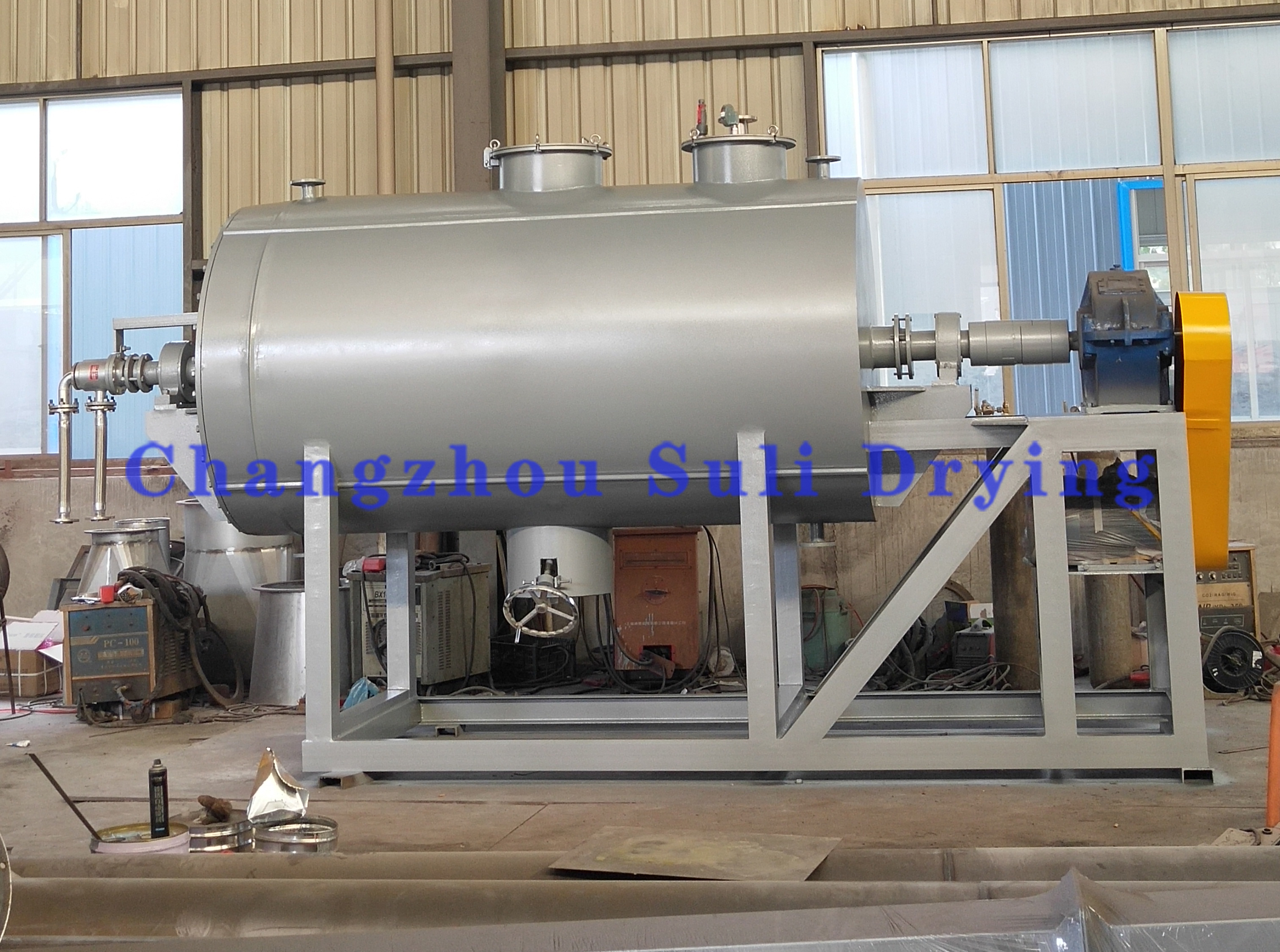 Vacuum Rake Harrow Sludge Chemical Material Paddle Drying Plant for Material Status