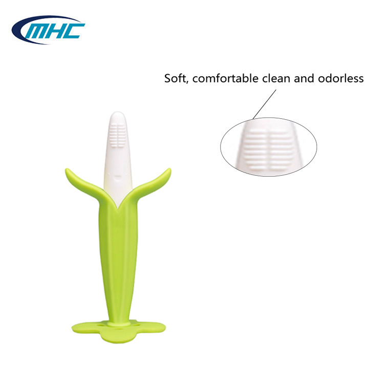Corn Shape Unisex Silicone Baby Teether Teething Infant Toothbrush Teether