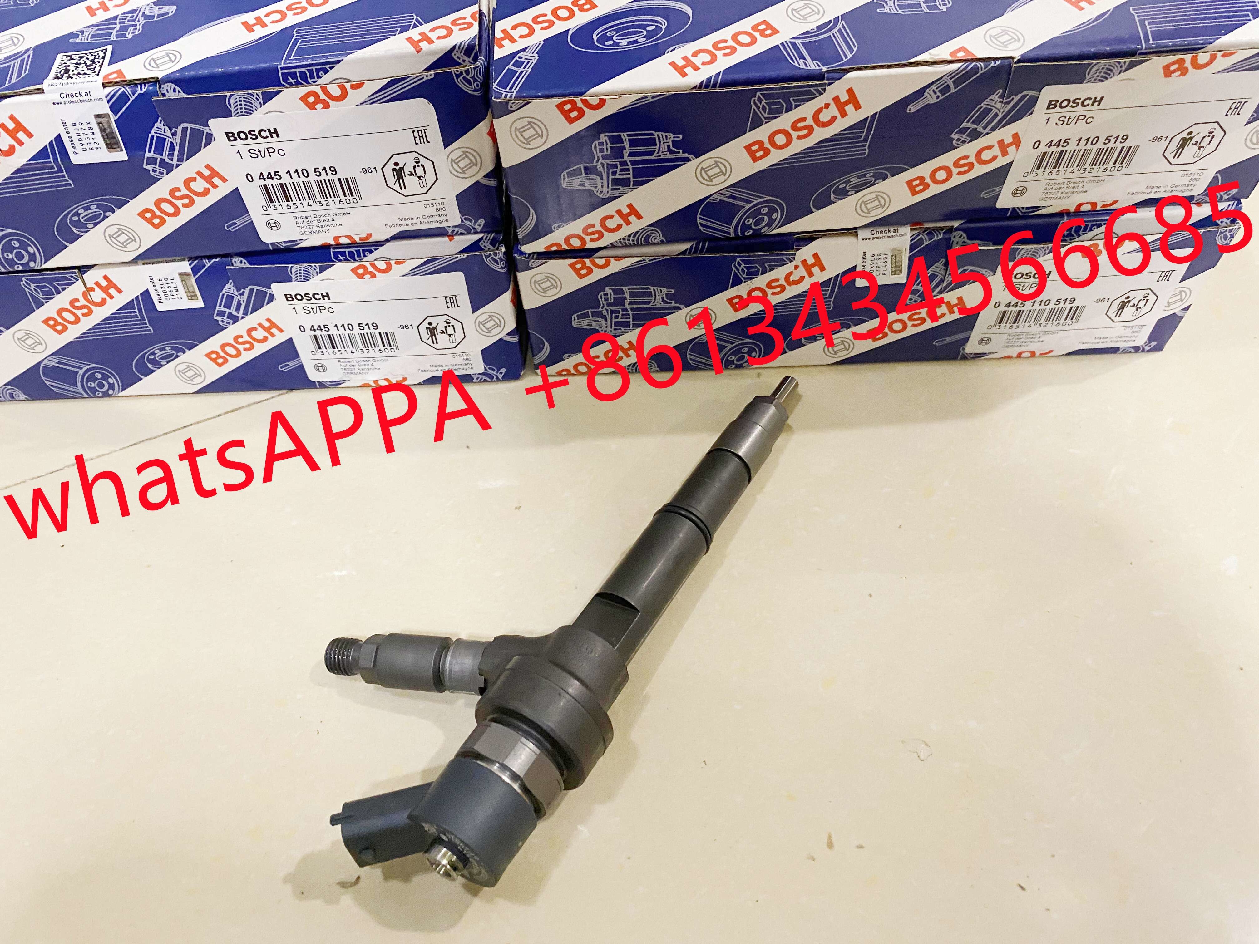 Genuine New Diesel Common Rail Fuel Magnet Injector 0445110519 For BENZ A4000700187 4000700187